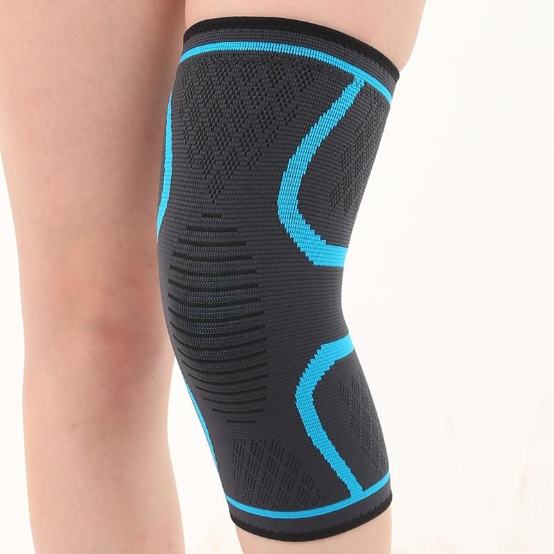 Sports Equipment Knee Support - Olahraga kompresi lutut pinggul ganda bergelombang