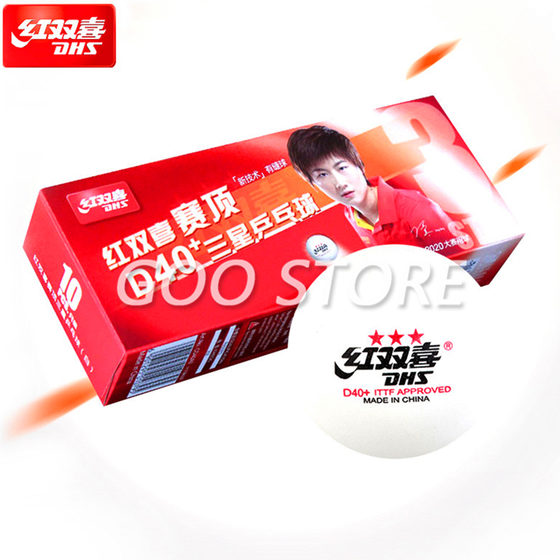 Ping Pong Ball Set - DHS bintang 3 D40 + bola