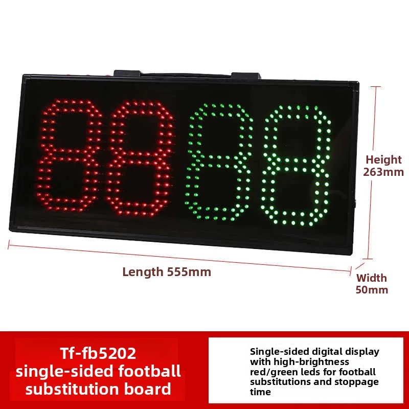 Sports Equipment Football - Papan Penggantian Wasit Sepak Bola, Tampilan