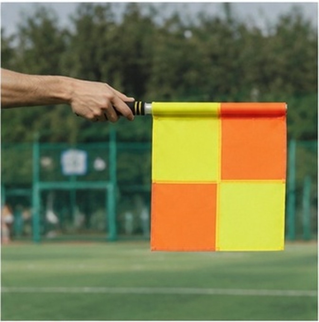 Sports Equipment Football - 2 Buah Bendera Sinyal Wasit Pegangan
