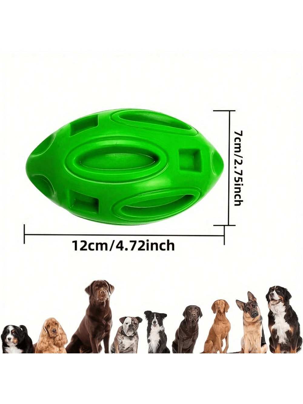 1 Buah Mainan Kunyah Anjing Bo - Rugby Training Ball ulasan dan harga