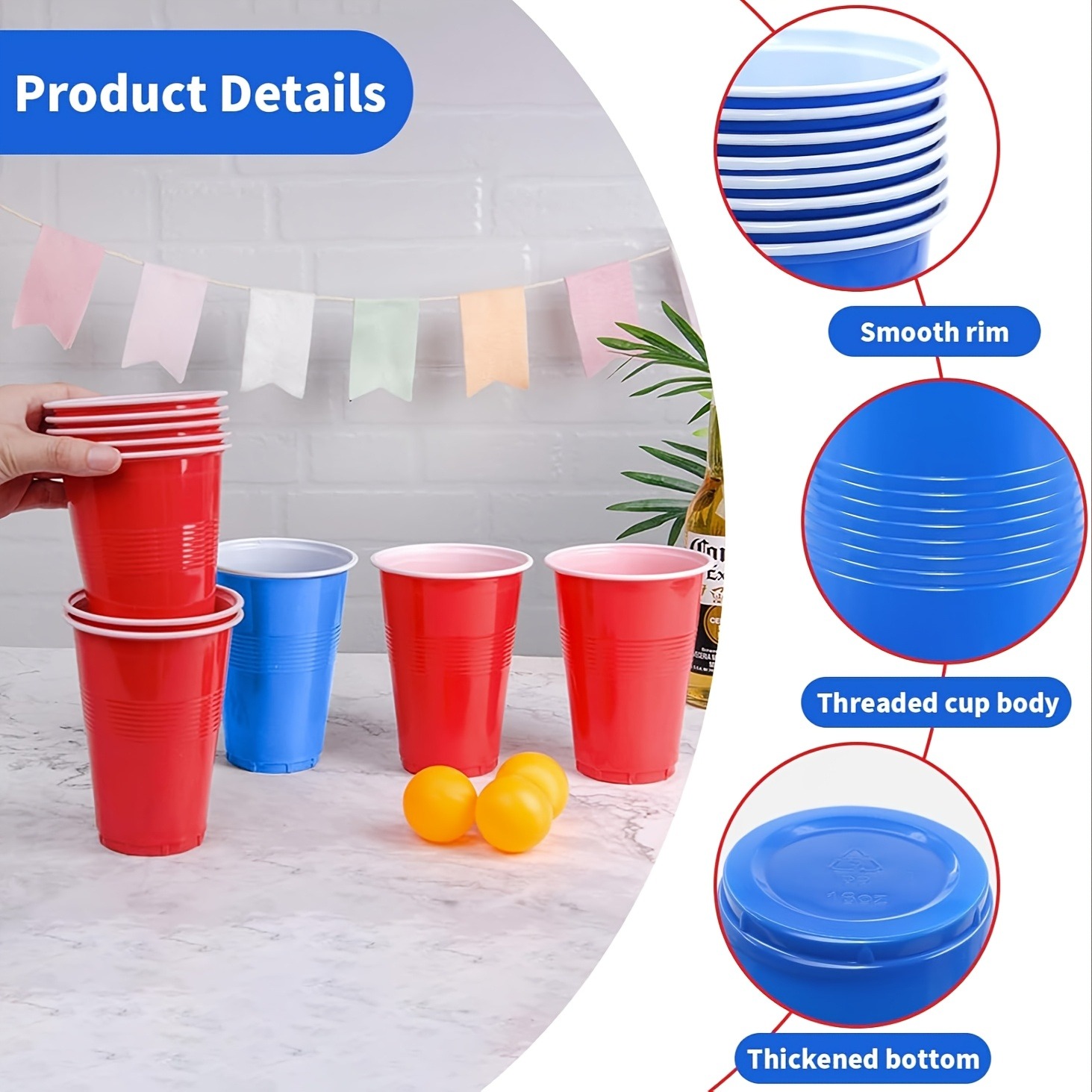 Set Permainan Beer Pong & Gela - Ping Pong Ball Set ulasan dan harga