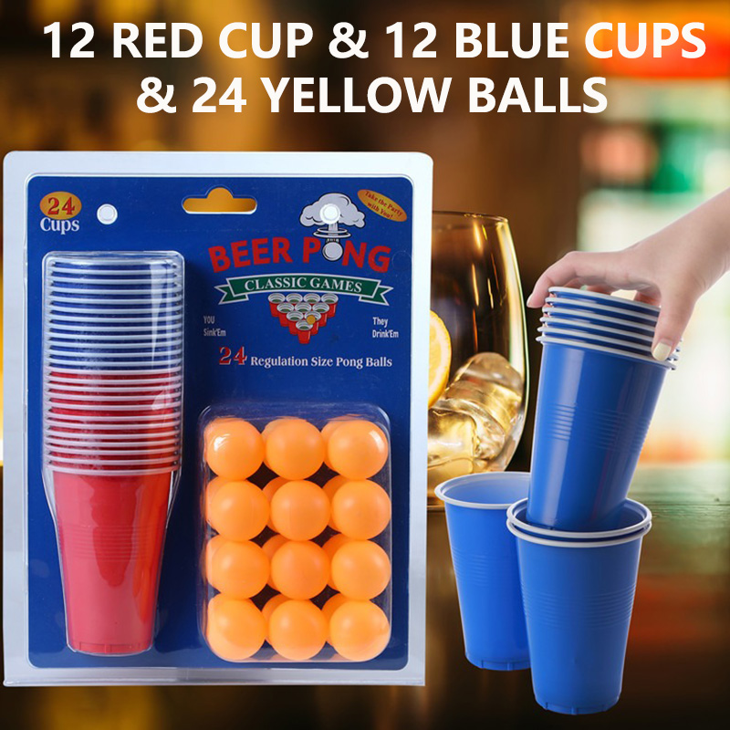 Set Permainan Beer Pong & Gela - Ping Pong Ball Set ulasan dan harga