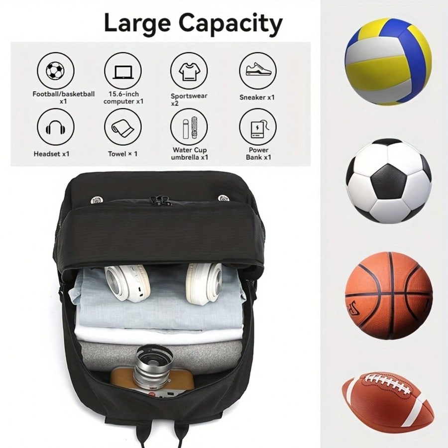 Tas Ransel untuk Sepak Bola, T - Sports Equipment Volleyball ulasan dan harga