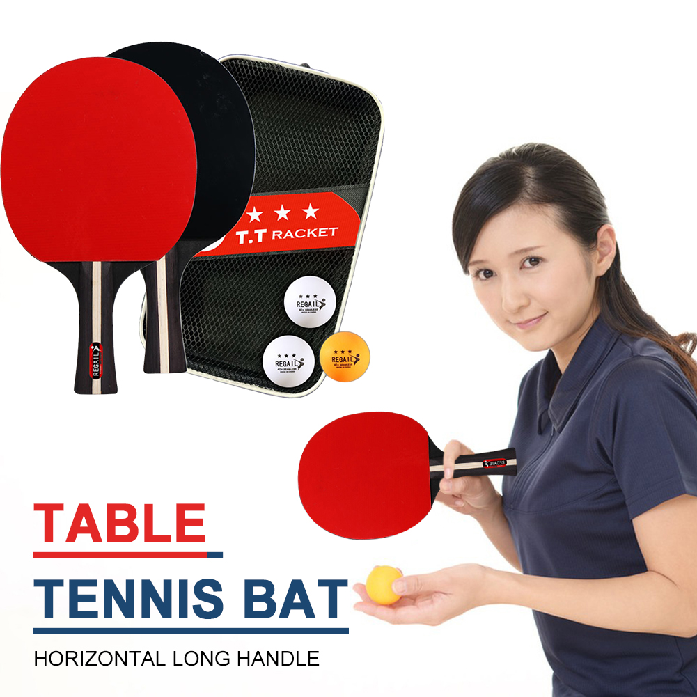 Raket Ping Pong 2 Raket & 3 Bo - Ping Pong Ball Set ulasan dan harga