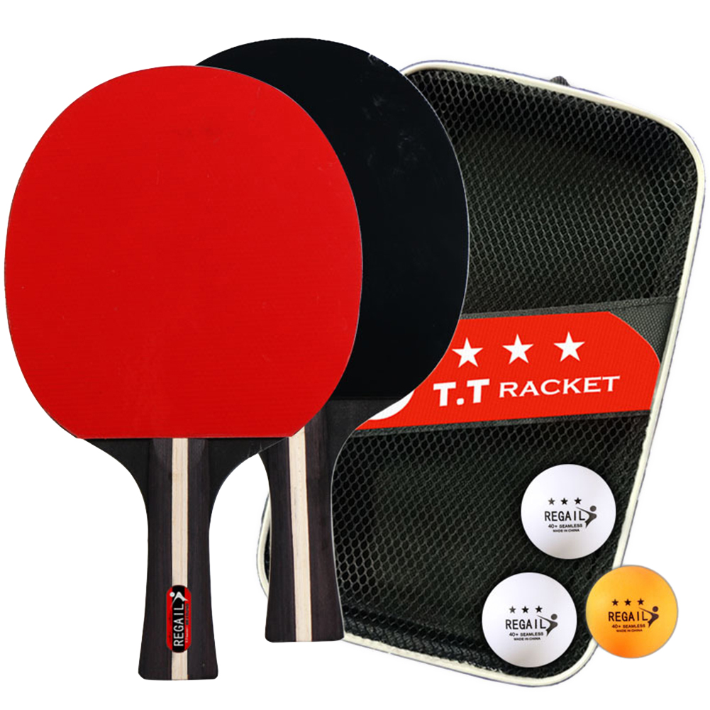 Raket Ping Pong 2 Raket & 3 Bo - Ping Pong Ball Set ulasan dan harga