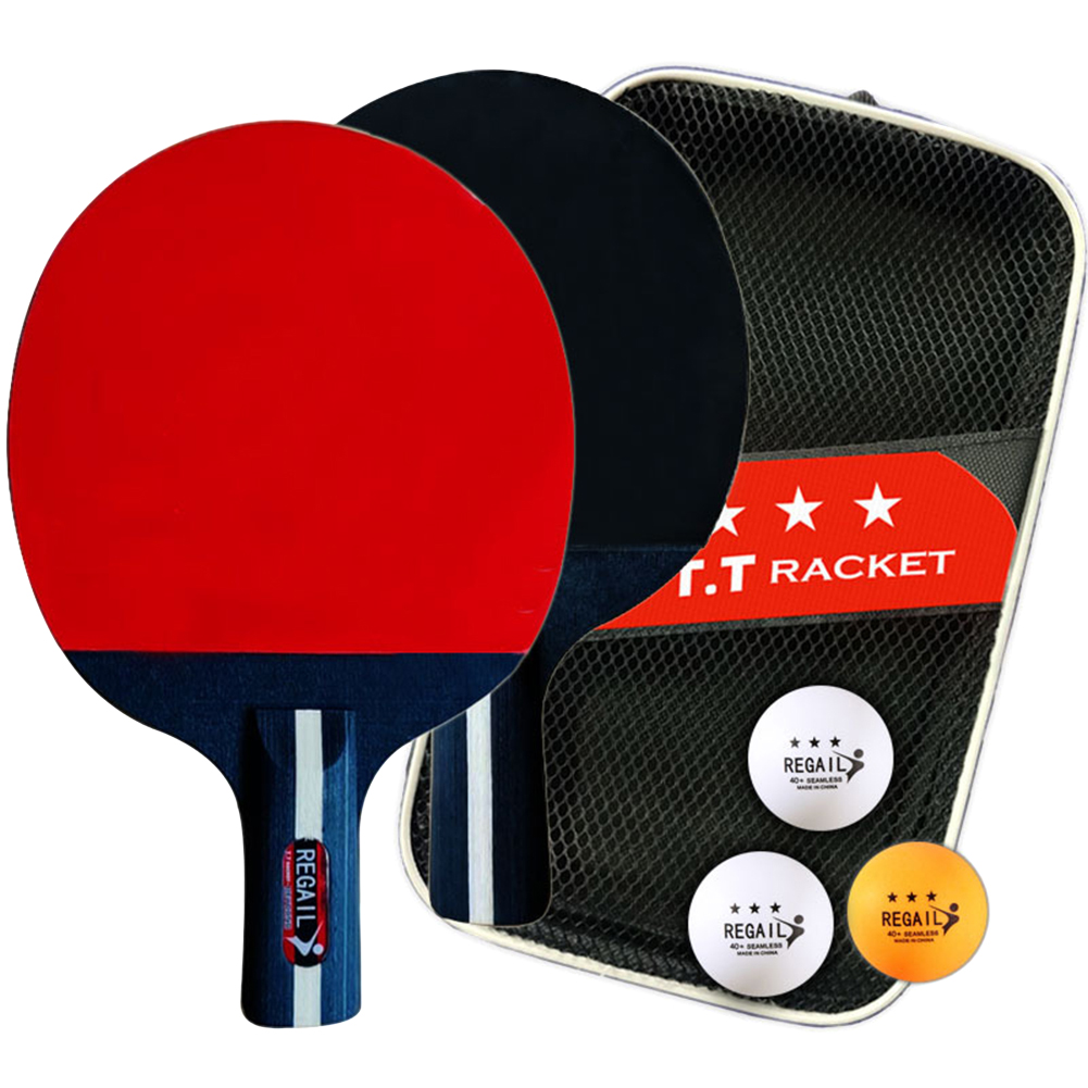 Raket Ping Pong 2 Raket & 3 Bo - Ping Pong Ball Set ulasan dan harga