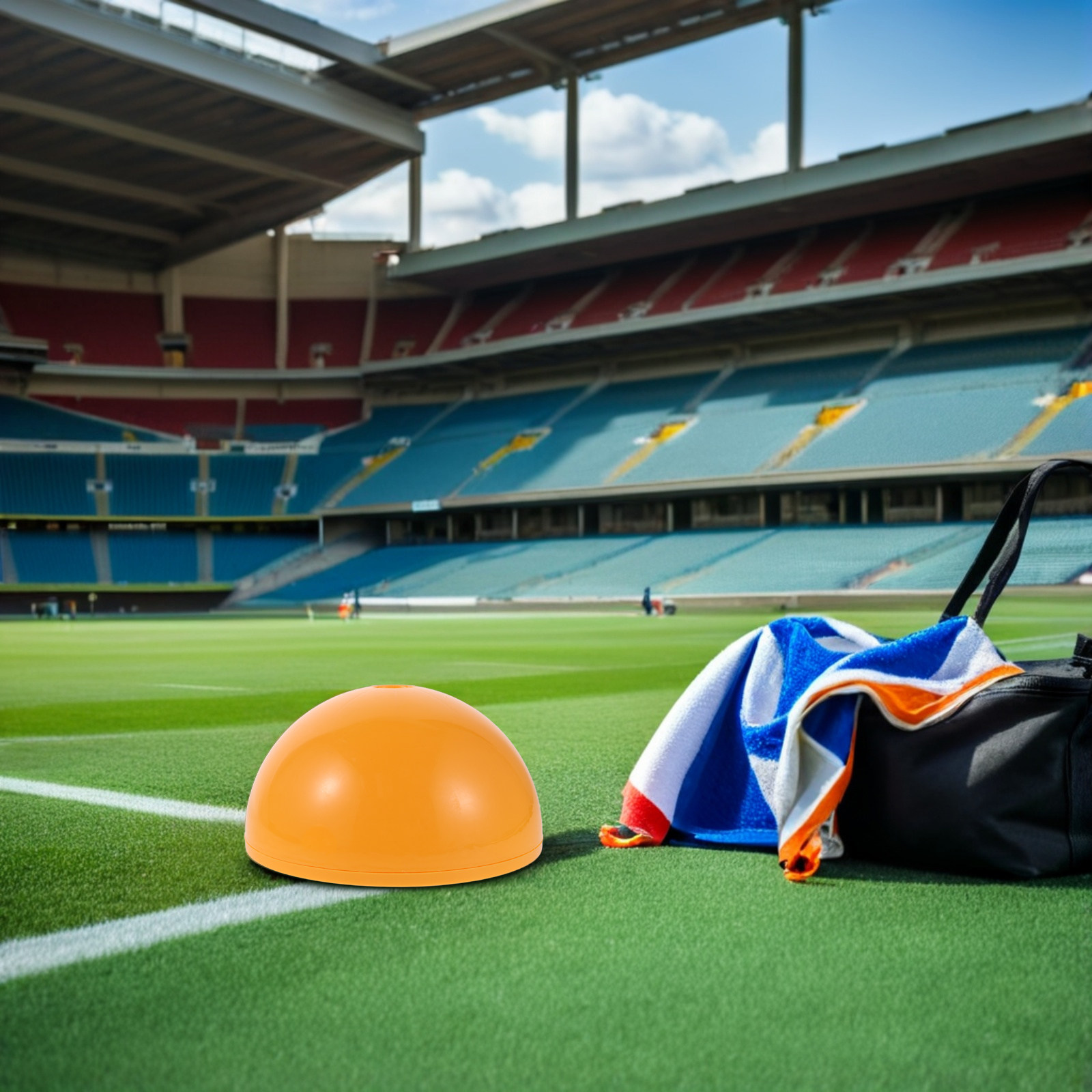 2 Buah Tiang Latihan Sepak Bol - Sports Equipment Football ulasan dan harga