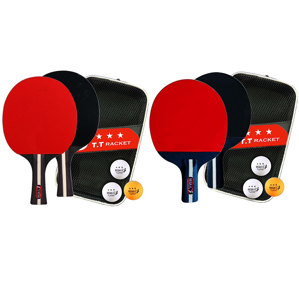Raket tenis meja 2, raket Ping - Ping Pong Ball Set ulasan dan harga