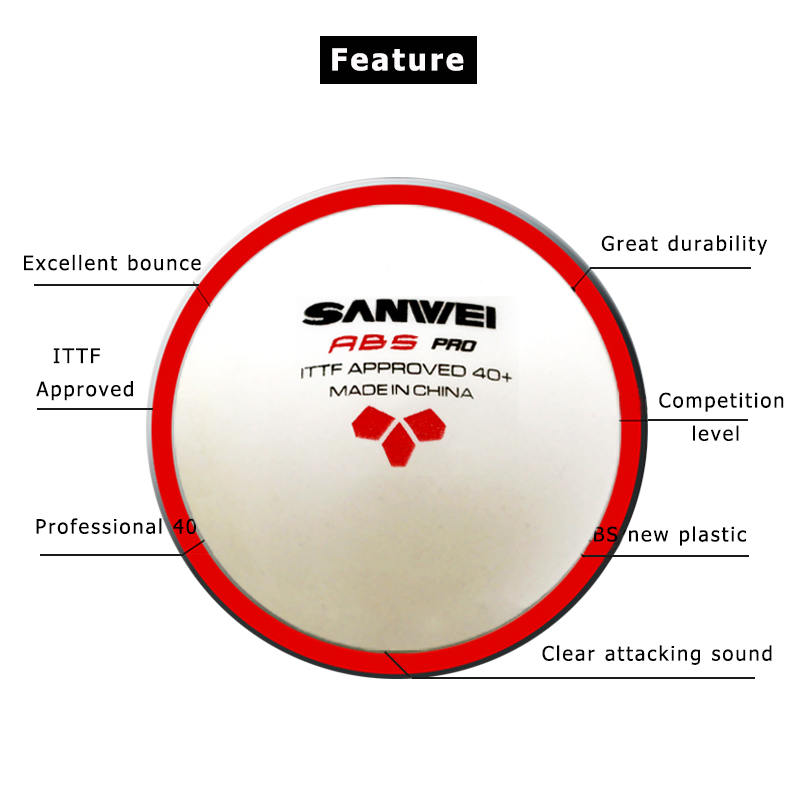 SANWEI ABS PRO bola tenis meja - Ping Pong Ball Set ulasan dan harga