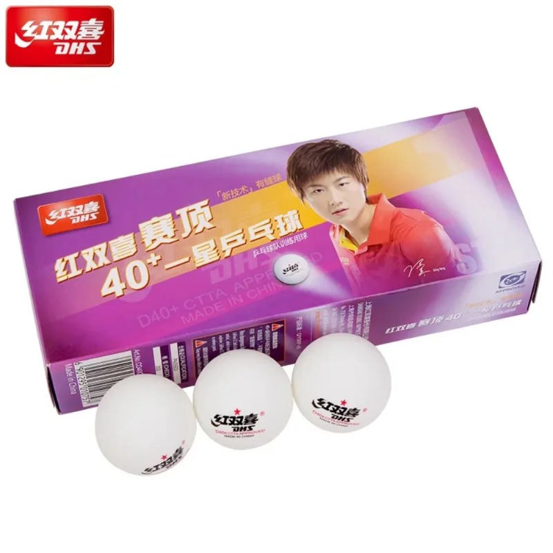 Bola Tenis Meja DHS Seamed D40 - Ping Pong Ball Set ulasan dan harga