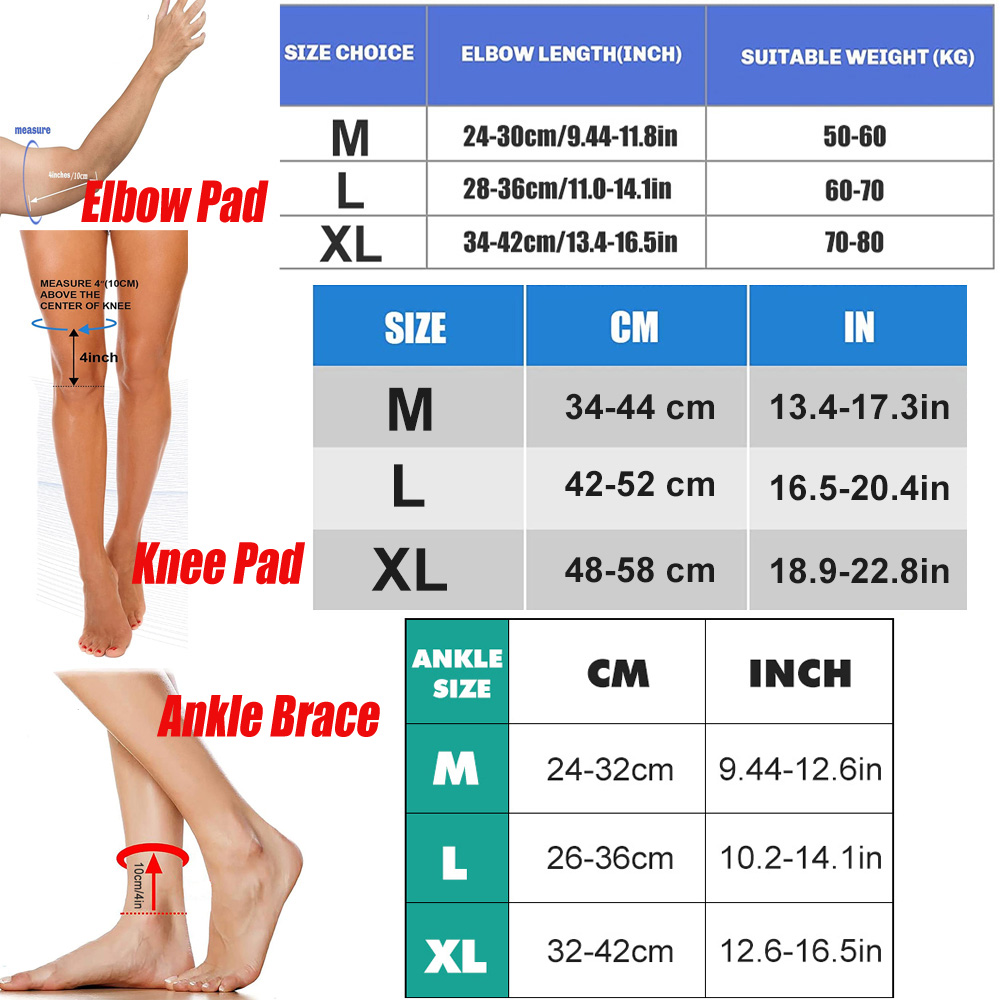 6 Buah/Set Peralatan Keselamat - Sports Equipment Knee Support ulasan dan harga