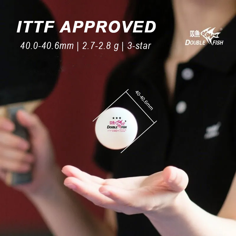 DOUBLE FISH 3 Bintang V40 + 30 - Ping Pong Ball Set ulasan dan harga