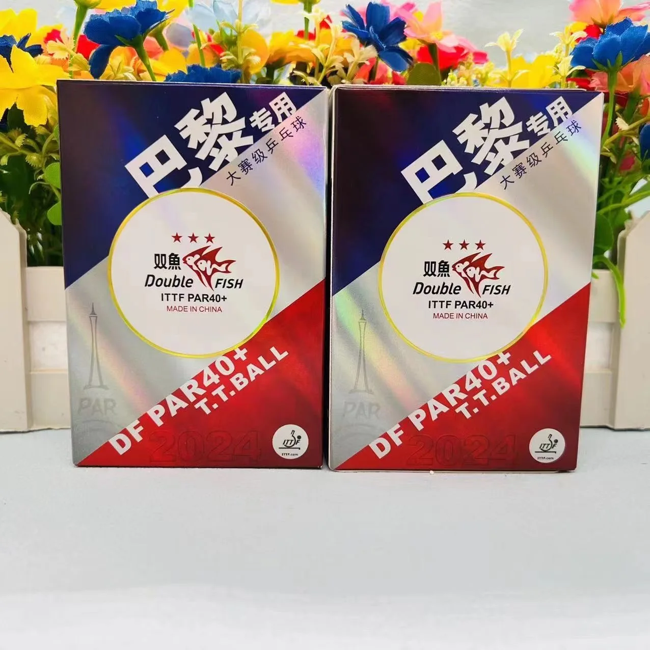 Bola Ping Pong DF PAR40 + Ikan - Ping Pong Ball Set ulasan dan harga