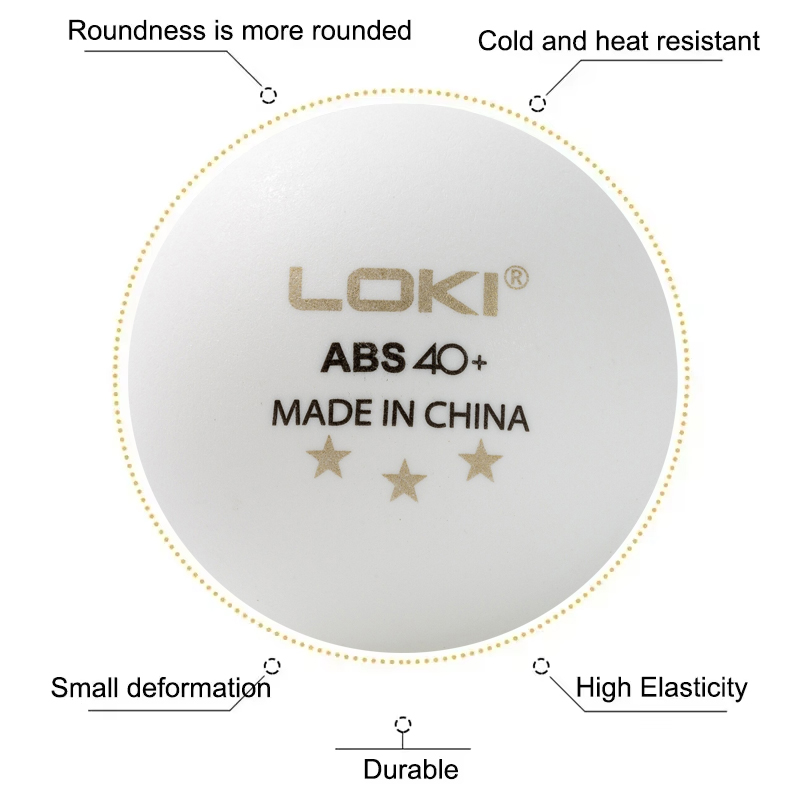 Bola Tenis Meja LOKI 3 Bintang - Ping Pong Ball Set ulasan dan harga